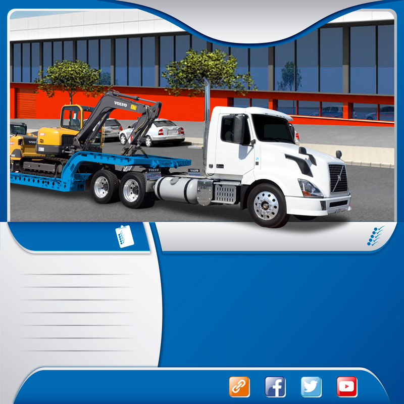  Transportes en camión especializado lowboy