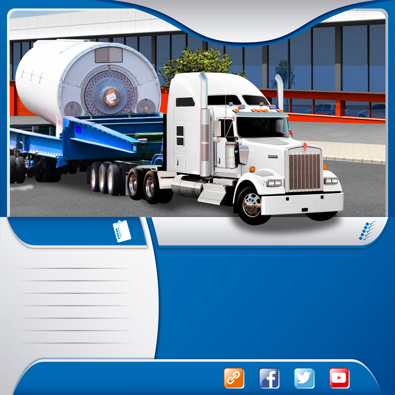  Transportes en camión especializado lowboy