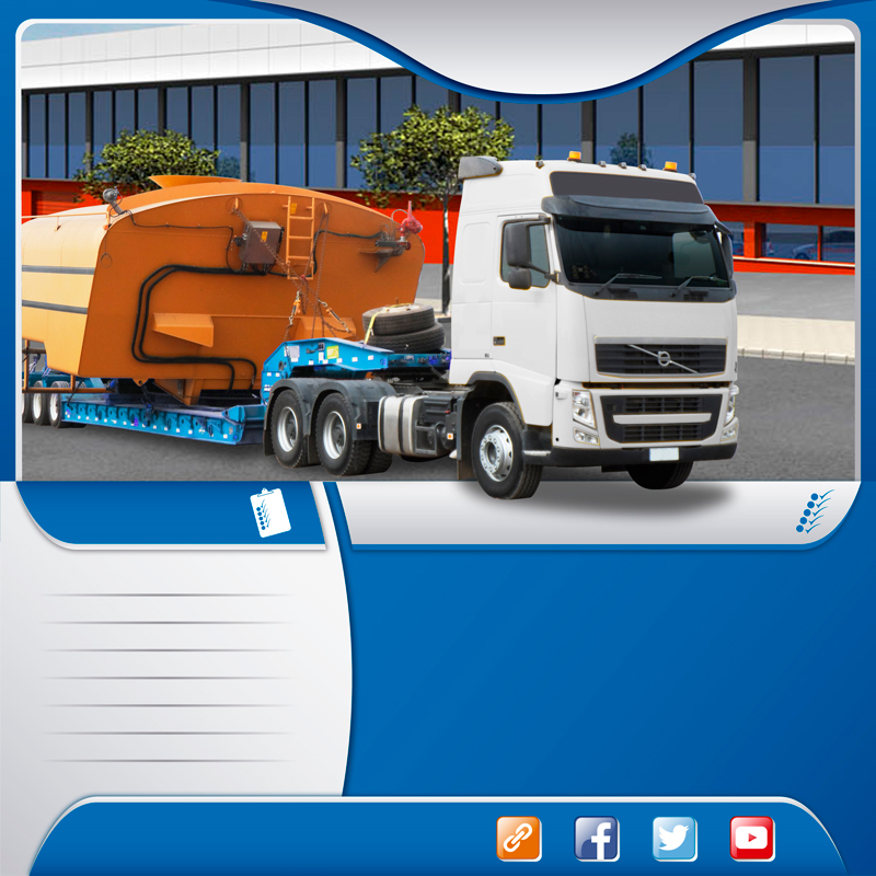  Transportes en camión especializado lowboy